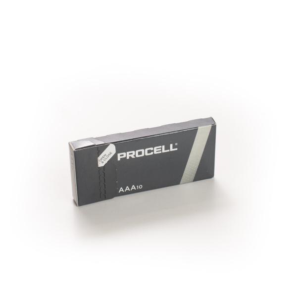 Duracell Alkaline Procell  |  Micro/AAA/LR03 - 10 Stk. / Pkg.
